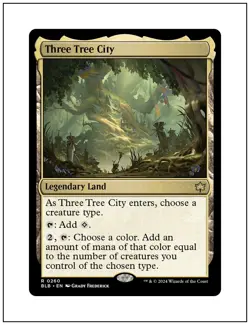 1x Three Tree City, Magic the Gathering MTG NM - Image 1