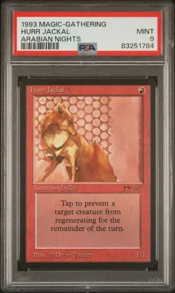 Hurr Jackal - Arabian Nights - MTG - MINT - PSA 9. - Image 1