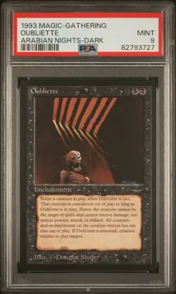 Oubliette (Dark) - Arabian Nights - MTG - Mint- PSA 9. POP 18. MTG in Store - Image 1