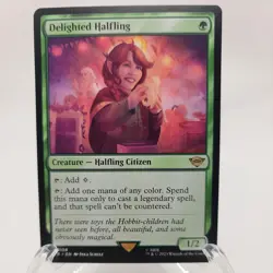MTG Delighted Halfling (363/479) The Lord of the Rings Tales of Middle-earth NM - Image 1