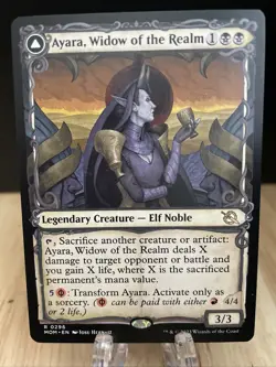 MTG Ayara, Widow of the Realm Ayara Furnace Queen Showcase Regular #0296 NM/M - Image 1