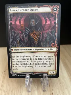 MTG Ayara, Widow of the Realm Ayara Furnace Queen Showcase Regular #0296 NM/M - Image 2