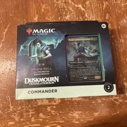 Magic The Gathering MTG Duskmourn Death Toll Commander Deck Sealed Brand New - Image 1