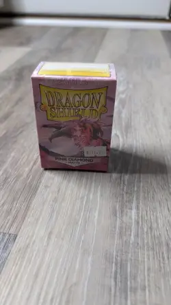 Matte Pink Diamond 100 ct Dragon Shield Sleeves Standard Size - Image 1