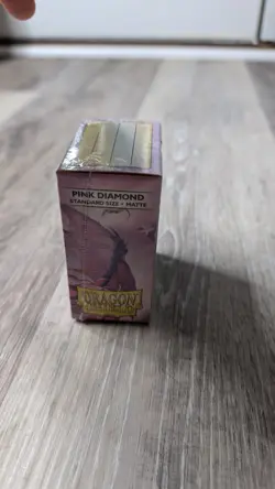 Matte Pink Diamond 100 ct Dragon Shield Sleeves Standard Size - Image 2