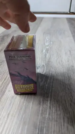 Matte Pink Diamond 100 ct Dragon Shield Sleeves Standard Size - Image 4