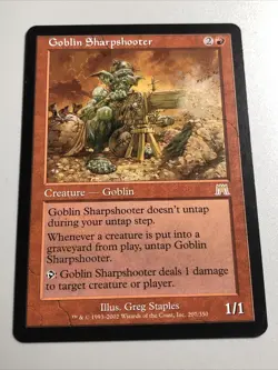 Goblin Sharpshooter - Onslaught Rare NM (Check Pics) MTG TCG - Image 2