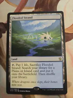 Magic The Gathering Flooded Strand Khans Of Tarkir - Image 1