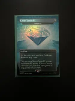 Magic: The Gathering Chaos Emerald Lotus Petal 7036 Secret Lair Drop Series - Image 1