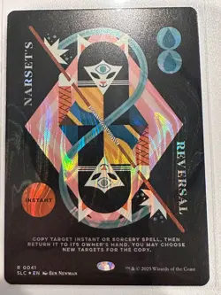 Narset's Reversal Secret Lair HALO FOIL Encyclopedia Magic Mtg IN HAND Narsets - Image 1