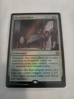 Historian’s Boon | Foil | DMC 021 | NM | MTG Dominaria United Commander - Image 1