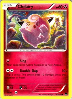 Pokemon | XY - BREAKpoint | Clefairy | 81/122 | NM Normal - Image 1