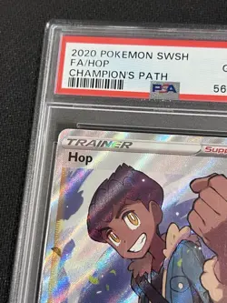 Hop Trainer Full Art PSA 10 - 073 Sword & Shield Champion's Path Pokemon TCG - Image 2