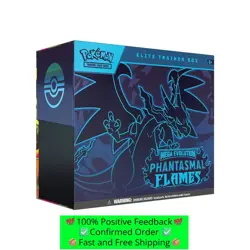 PRESALE Pokemon TCG: Mega Evolution Phantasmal Flames Elite Trainer Box - ETB - Image 1