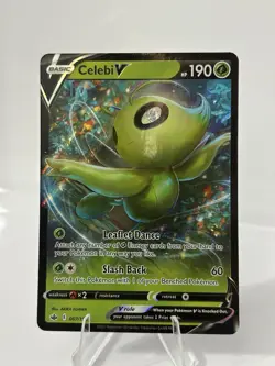 Celebi V 007/198 SWSH: Chilling Reign Ultra Rare Holo Pokemon TCG 2021 - Image 1