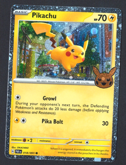 Pikachu 18/91 | Halloween Trick Or Trade 2024 | Cosmos Holo | Pokemon (NM) - Image 1