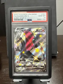 PSA 10 GEM MINT Pokemon Charizard V Shiny Star V Full Art 307/190 Japanese - Image 1