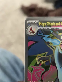 Mega Charizard x Ex 109/094 English Pokemon TCG Full Art Secret Rare NM - Image 5