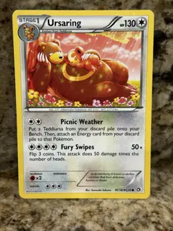 POKEMON URSARING RC16/RC25 LEGENDARY TREASURES RADIANT COLLECTION LP - Image 1