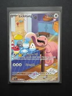 Pokemon TCG - S&V - Temporal Forces - Lickitung - 180/162 - Illustration Rare - Image 1