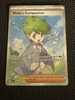 Pokemon TCG Wallys Compassion 176/132 Secret Rare Full Art Mint Condition - Image 1
