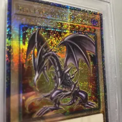 2025 YU-GI-OH! RA04-EN109 RED-EYES BLACK DRAGON QCSCR SECRET 7TH ARTWORK PSA 9 - Image 4