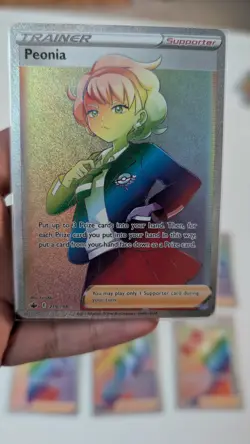 Pokemon TCG Lot 6 Cards RAINBOW RARE Full Art Trainer Card - Image 3