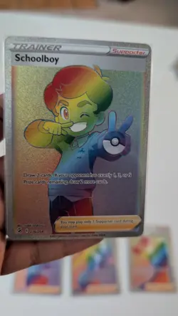 Pokemon TCG Lot 6 Cards RAINBOW RARE Full Art Trainer Card - Image 4