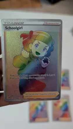 Pokemon TCG Lot 6 Cards RAINBOW RARE Full Art Trainer Card - Image 5