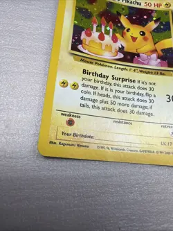 Pokemon Trading Card Game Birthday Pikachu Promo Card 24 - Image 2