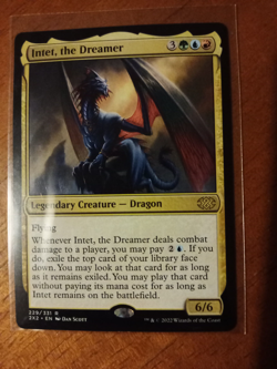 Intet The Dreamer Magic The Gathering Rare Double Masters 2022 MTG 229 Card - Image 1