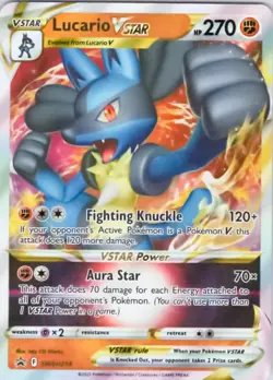 Pokemon Lucario VSTAR Promo SWSH: Sword & Shield Promo Cards SWSH214 Nm - Image 1