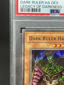 PSA 9 Mint Dark Ruler Ha Des LOD-001 1st Edition Yugioh Card - Image 3