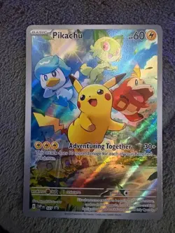 Pokemon Scarlet & Violet Paldea Evolved Pikachu #27 SVP en Pikachu Promo Card - Image 1