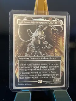 Magic The Gathering Marvel Spider Man Anti-Venom Horrifying Healer Foil Card NM - Image 1