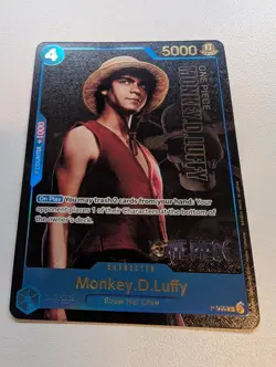 Monkey D Luffy P-055 (Promo) Premium Card Live Action Edition ONE PIECE Card - Image 1