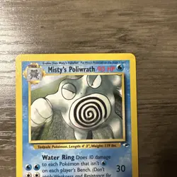 Misty's Poliwrath 31/132 Gym Heroes Unlimited Pokemon Card Rare Lightly Played - Image 4