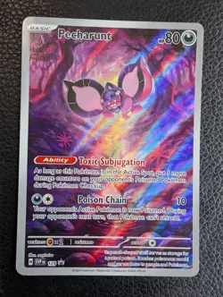 Pecharunt - SVP129 Black Star Promo Card (Pokemon) Full Art Illustration Rare - Image 1