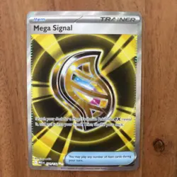 Pokemon TCG Mega Signal Trainer Item Card Mega Evolutions NM 171/132 - Image 1