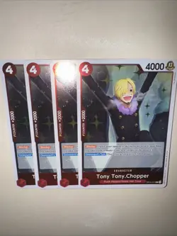 Tony Tony. Chopper OP10-011 X4 PLAYSET Rare English One Piece TCG Card CCG - Image 5