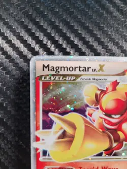 Magmortar LV.X 123/123 Holo Rare 2007 D&P Mysterious Treasures Pokemon Card LP - Image 4