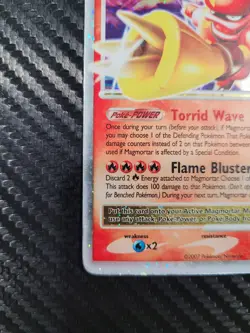 Magmortar LV.X 123/123 Holo Rare 2007 D&P Mysterious Treasures Pokemon Card LP - Image 5