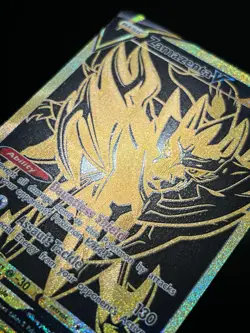 Zamazenta V SWSH077 SWSH Black Star Promo Holo Gold Pokemon Card AA6 NM1 - Image 5