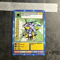 Gabumon ST-05 Vintage Series 1 Starter Bandai Digimon Card NM - Image 1