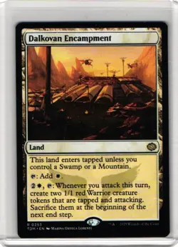 1x Dalkovan Encampment Tarkir: Dragonstorm MTG Magic NM Near Mint - Image 1