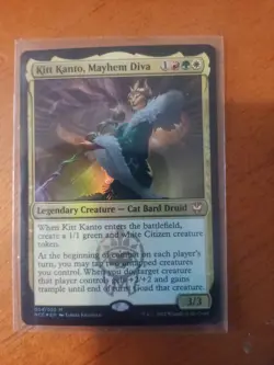 Kitt Kanto FOIL Mythic Magic The Gathering New Capenna Commander 4 MTG - Image 1