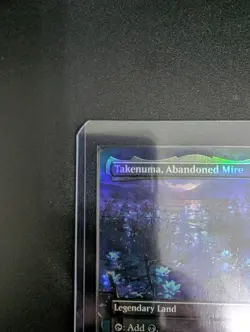Takenuma, Abandoned Mire (Borderless) Kamigawa: Neon Dynasty Foil mtg - Image 2