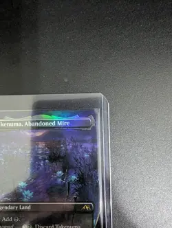 Takenuma, Abandoned Mire (Borderless) Kamigawa: Neon Dynasty Foil mtg - Image 3