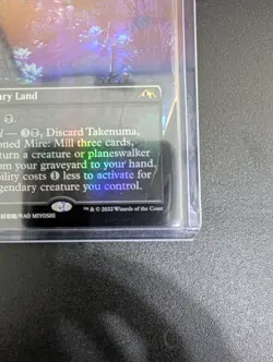 Takenuma, Abandoned Mire (Borderless) Kamigawa: Neon Dynasty Foil mtg - Image 4