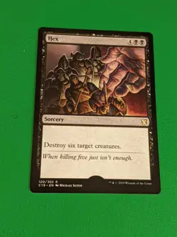 MTG Hex Commander no stamp misprint error mtg - Image 1